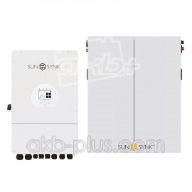 Комплект резервного питания SUNSYNK 8,8 кВт/ LiFePO4 SUNSYNK Range 10,24 кВт, 200Aч, 51,2В Комплект резервного питания SUNSYNK 8,8 кВт/ LiFePO4 SUNSYNK Range 10,24 кВт, 200Aч, 51,2В